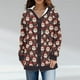 thumbnail image 1 of Cárdigan informal de punto con estampado navideño para mujer, chaqueta con botones y abrigo para mujer, 1 of 6