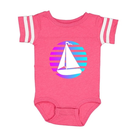 

Inktastic Sailing Nautical Sailboat Sunset Gift Baby Boy or Baby Girl Bodysuit