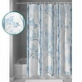 thumbnail image 3 of Blue Grey Branches Shower Curtains for Bathroom Waterproof Fabric Bath Curtains Decor Bath Tub Curtain Vintage Blue Forest Gray Decorative Shower Curtain Sets with 12 Hooks, 72x72 Inch, 3 of 6