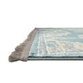 thumbnail image 6 of Unique Loom Paragon Collection Area Rug - Grayson (2' 7" x 10' Runner Gray and Blue/Ivory), 6 of 7