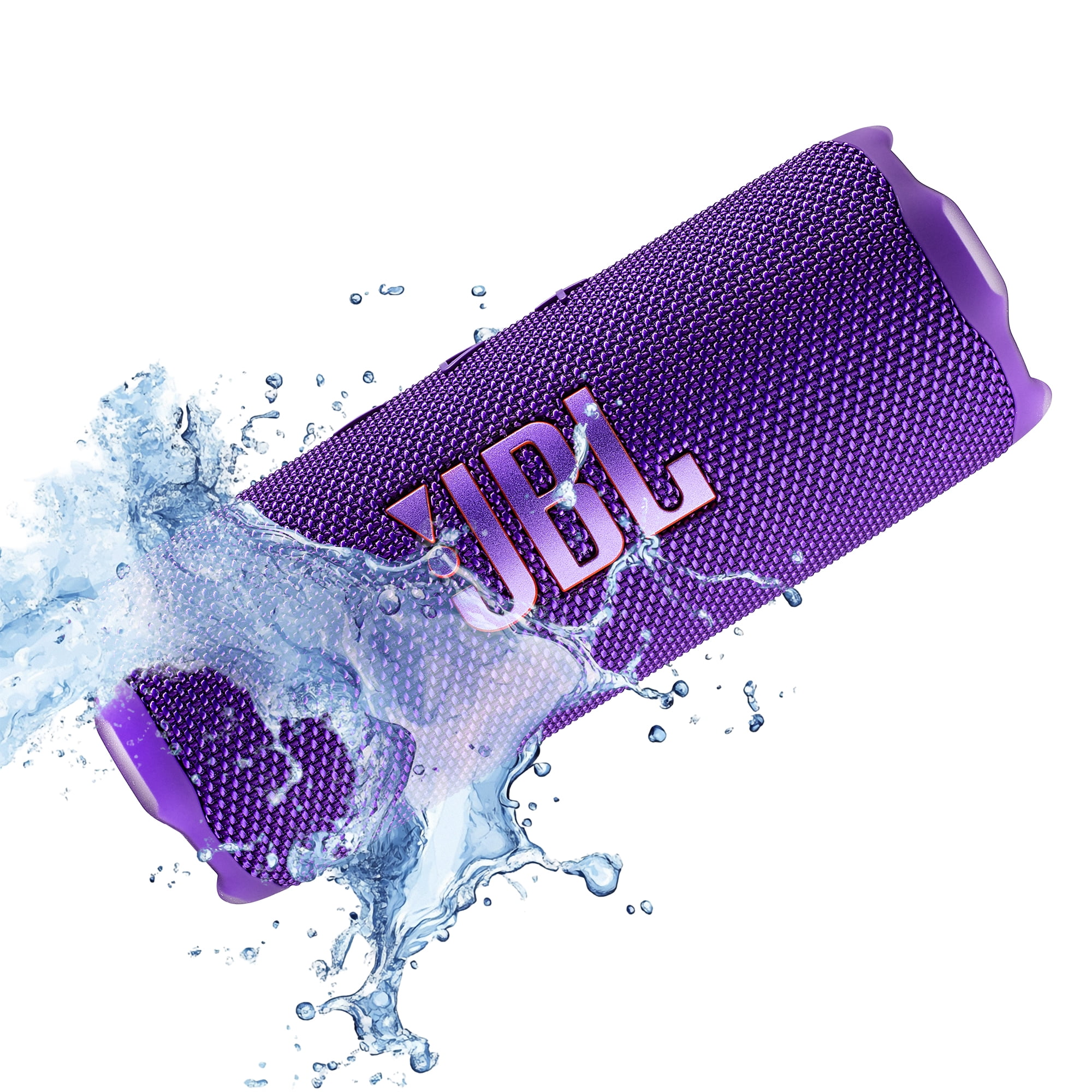 JBL Flip 7 Portable Speaker (Purple), IP68 Waterproof with Travel Case (International Model)