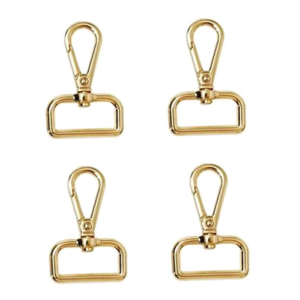 4 Pcs. Swivel Snap Hook, Swiveling Swivel For Webbing 2.5cm, Snap Hooks For  Bags Belt Sewing Accessories Golden