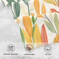 thumbnail image 5 of Yayeee 100% Cotton Hand Towels for Bathroom 16" x 28" Soft Absorbent Kitchen Towel, Orange Autumn Leaves, 5 of 7