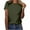 Army Green, variant on Army Green M WIZUTIZ Tops Women's up to 65% Off Cotton Linen Plain Loose Fit Tshirt Crew Neck Sports Short Sleeve Tshirts Casual Ladies Tee Plus Cozy Style Tops T-shirt Fluffy Vintage Solid Shirts Bl