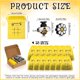 thumbnail image 2 of Juego de mesa Tic Tac Toe Sumind, 36 juegos con 360 miniabejas, 2 of 6