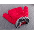 thumbnail image 7 of Generic Clearance Clothing Christmas Clothes Kids Toddler Baby Girls Boys Winter Coats Thicken Collar Hoodie Down Jacket Windproof Snowsuit Clothes Outerwear1-2 YearsRed, 7 of 7
