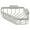 Satin Nickel, variant on WBC6353U15 Wire Basket 6" Corner Pentagon; Satin Nickel Finish
