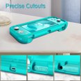 thumbnail image 4 of Fintie Case for Nintendo Switch Lite 2019 - Kids Friendly Ultralight Shockproof Anti-Scratch Protective Cover w/Ergonomic Grip Comfortable Grip Case for Switch Lite Console, Turquoise, 4 of 8