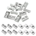 thumbnail image 1 of M6 Demi-Rond Rouleau en Ressort Écrous en T Série 4040 Acier au Carbone Fente en T Écrous à Ressort Argent, 12 Pcs, 1 of 7
