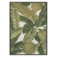 thumbnail image 2 of Couristan Dolce Palm Lily 4' x 5'10" Hunter Green and Ivory Outdoor Rug, 2 of 7
