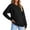 Black, variant on AherBiu V Neck Sweatshirt for Women Long Sleeve Tops Athletic Pullover Oversized Casual Shirts
