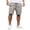 Light Gray, variant on yocbz Short Jeans Homme Men's Solid Color Trendy Casual Sportswear Capri Shorts Black,S