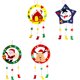 thumbnail image 3 of FELTECHELECTR 4 juegos de adornos de corona navideña DIY, adorables coronas de fiesta navideña, accesorios de corona DIY para niños, 3 of 6