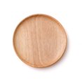 thumbnail image 2 of Vajilla Plato de postre redondo de madera macina Bandeja de aperitivos Plato para servir frutas secas, 2 of 11