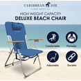 Caribbean Joe High Weight Capacity Chair, Blue