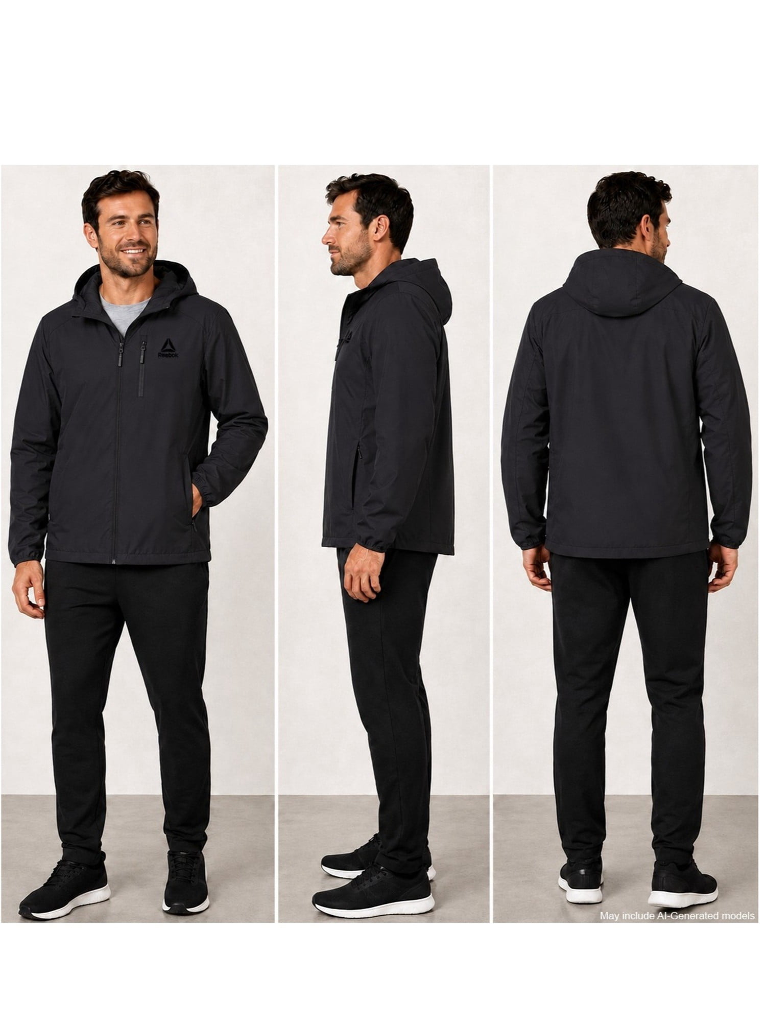 Reebok Men's and Big Men's Delta Lite Jacket, Sizes S-3XL