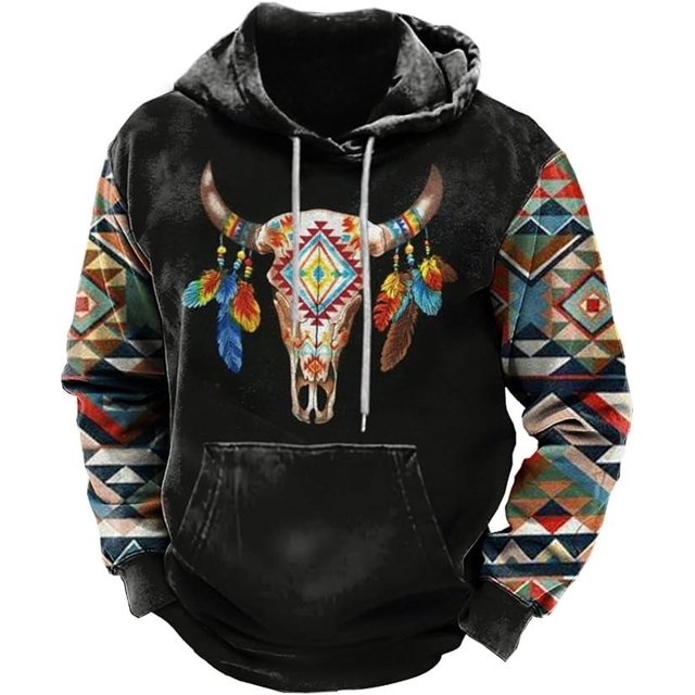 Pull 3d Nouveau Pull pour Hommes Mode Mode Urbaine Chandail à Capuchon US