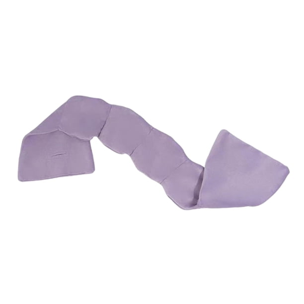 Máscara de ojos con peso transpirable para dormir por la noche, ideal para siestas largas en avión. Violeta