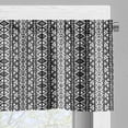 thumbnail image 3 of Ambesonne Western Valance Pack of 2, Boho Aztec Style, 54"X12", Black Grey, 3 of 5