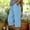 Light blue, variant on Cropped Pants for Women,Casual Pants for Women High Waisted Slacks Trousers Long Pants for Women Tall Relax Fit Trouser Wide Leg Pants With Pockets Work Pants Women Black L