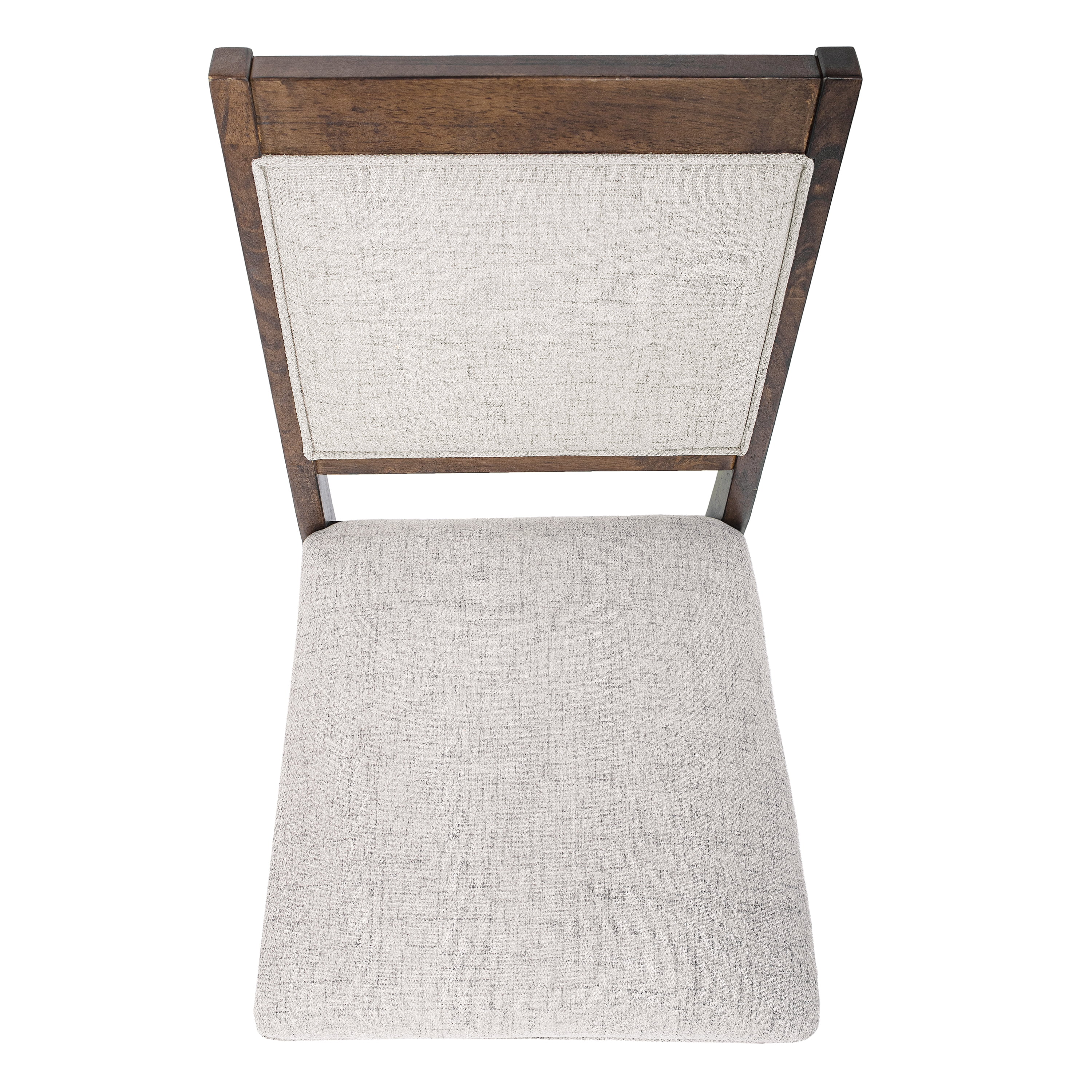 HomePop Open Back Upholstered Dining Chair, Set of 2, Neutral
