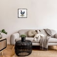 thumbnail image 3 of Stupell Industries Country Hen with Daisies Animals & Insects Painting Gray Floater Framed Canvas Art Print Wall Art, 18 x 18, 3 of 10