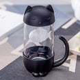 thumbnail image 3 of Creative Tea Infuser Cup With Lid Cute Dog Strainer Travel Coffee Mug, 3 of 5