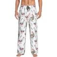 thumbnail image 2 of Goofa Funny Chicken Printed Soft Pajama Pants for Men, Wide Leg Comfy Casual Lounge Yoga Pants-Small, 2 of 9