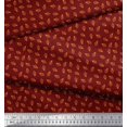 thumbnail image 2 of Soimoi Crepe Silk Fabric French Horn Musical Instrument Fabric Prints by Yard 42 Inch Wide, 2 of 3