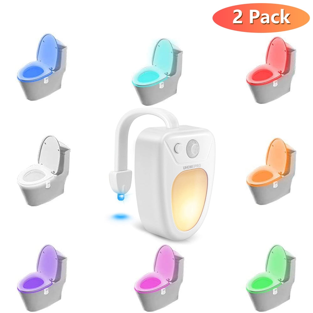 New Arrival Motion Sensor LED Toilet Night Light with 2 Modes in 8 Color 