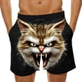 thumbnail image 2 of Gamivast Swim Trunks for Men Funny Graphic Swim Shorts Beach Shorts Quick Dry Lightweight Drawstring Summer Swimwear with Pockets Novelty Design, 2 of 6