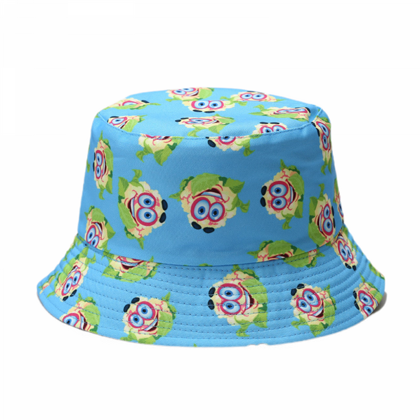 Wekity Cute Bucket Hat Beach Fisherman Hats for Women, Reversible
