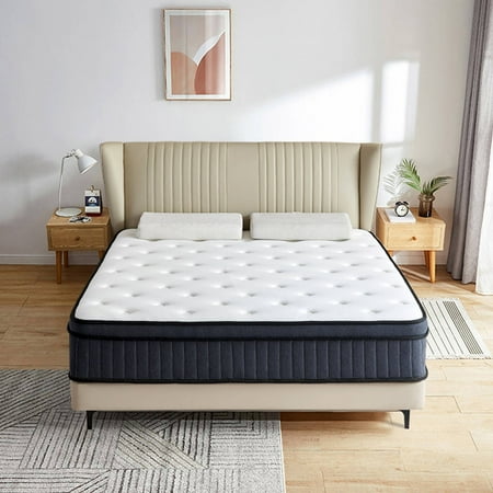 King Mattress - On Sale Today! King Mattress,12 Inch Memory Foam Mattress In A Box, Individual Pocket Spring Mattress With Motion Isolation And Pressure Relief, Medium Firm, Certipur-Us