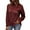 Wine, variant on Vedolay Womens 2023 Sweaters Women's Cropped Turtleneck Sweater Long Sleeve Pullover Cute Tops,Army Green XXL
