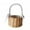Rattan 2PCS, variant on Grandest Birch Flower Basket Woven Hand-Held Wicker Decorative Picnic Storage Basket for Home Flower Basket:Wicker