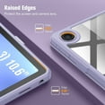 thumbnail image 6 of Fintie Hybrid Slim Case for Lenovo Tab M10 Plus (3rd Gen) 10.6" 2022, Shockproof Cover with Clear Transparent Back Shell for Lenovo Tab M10 Plus Gen 3 10.6" Tablet (Z-Lilac Marble), 6 of 9