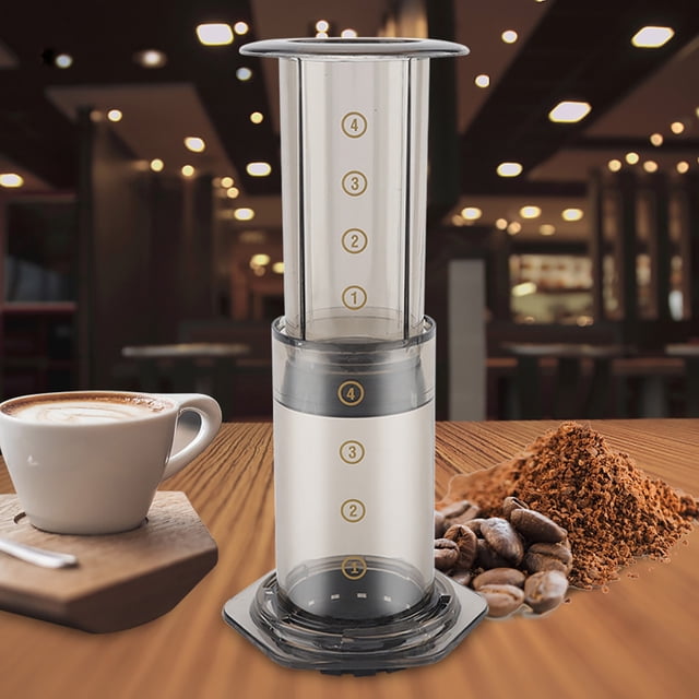 Coffee Maker Kit, Easy To Wash High Temperature Resistant PET Coffee Pot, No Plugging In, For Home Travel