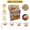 thumbnail image 5 of Orange Pumpkins Fall Table Runner, Autumn Thanksgiving Kitchen Dining Table Decoration for Home Party Decor 13x36 Inches, 5 of 9