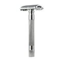 thumbnail image 1 of Yeacher 1PC Double Edge Safety Razor with Long Natural Rotatable Handle Shaving Razor Alloy Scalloped Bar Double Edge Safety Razor Shaving Open Comb Head for Men Barber Male Home Use Shaving Tools, 1 of 6