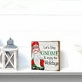 thumbnail image 7 of LifeSong Milestones Wood Gnome Sign Christmas Decorations Indoor for Tabletop Decor 6in, 7 of 7