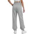 thumbnail image 4 of Sundazz Baggy Sweatpants for Women High Waisted Workout Joggers Comfy Sweat Pants with Pockets, XS-XL, 4 of 9