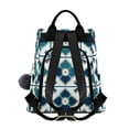 thumbnail image 2 of FORMRS Women's Travel Backpack Purse Anti-Theft Hidden Pockets Casual Shoulder Bag, Blue Mosaic Pattern, 2 of 7
