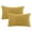 Gold, variant on XYKA Clearance Soft Corduroy Striped Velvet Throw Pillow Set 2-Pack 12" x 20" Rectangle Decorative Cushions for Couch High-Grade Polyester Blend with Plush Velvet Texture Hidden Zipper Design