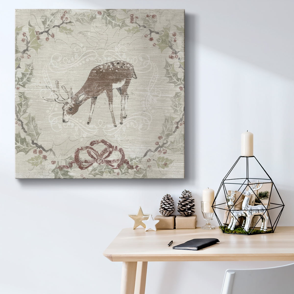 Cabin Christmas VI- Gallery Wrapped Canvas