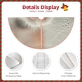 thumbnail image 3 of Xecao Raindrop Kitten Paw Pattern Christmas Tree Skirt Round Xmas Tree Mat Base Cover for Holiday Home Decorations-30", 3 of 6
