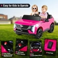 thumbnail image 4 of Costway 2 Seater Ride on Truck with Remote Control 3 Speeds LED Lights Horn Music Story, 4 of 10