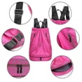 thumbnail image 5 of Mochila con cordón, impermeable, con compartimento para zapatos, resistente a la humedad., 5 of 5