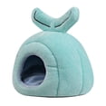 thumbnail image 2 of CBFFDC Washable Rabbit House Semi closed Hamster Bed Creative Shape Super Soft Washable with Non slip Bottom Guinea Pig Rabbit Hideout Pet Supplies, 2 of 5