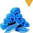 thumbnail image 2 of Rubbish Bags Clearance, 50 Pairs Blue Disposable Shoe Boot Non Slip, 2 of 8