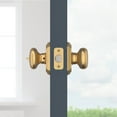 thumbnail image 2 of Baldwin Reserve Enroutar112 Entry Round Knob And Traditional Arch Rose With 6Al Latch And Dual Strike Venetian Bronze Finish, 2 of 7